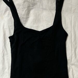 Forever 21 Black Scoop Neck Tank Top